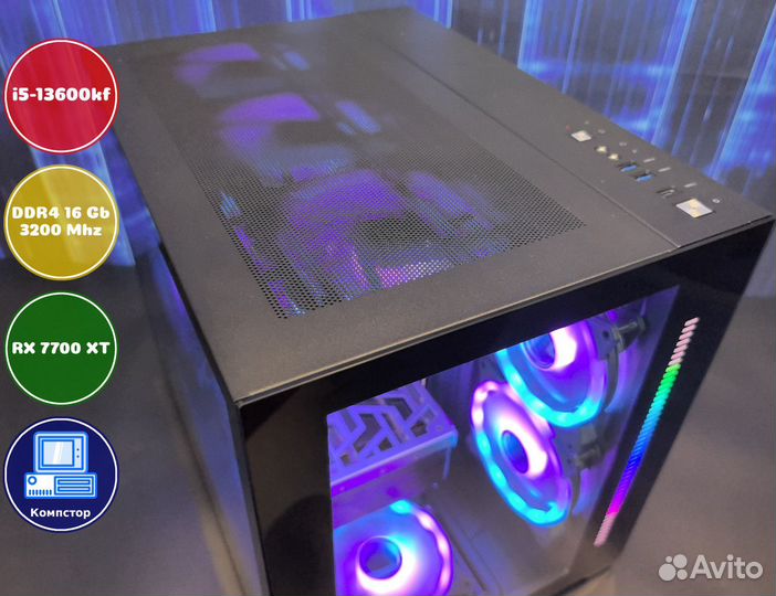 Мощный игровой i5-RX7700XT-16DDR4-DHQ386752914-B760