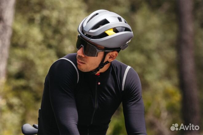 Велошлем HJC Ibex 3 / Серо-желтый