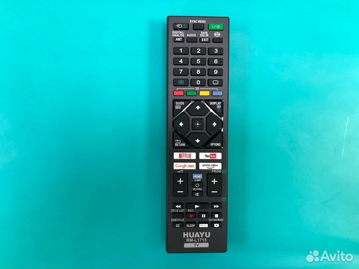 Универсальный пульт для телевизора sony RM-L1715