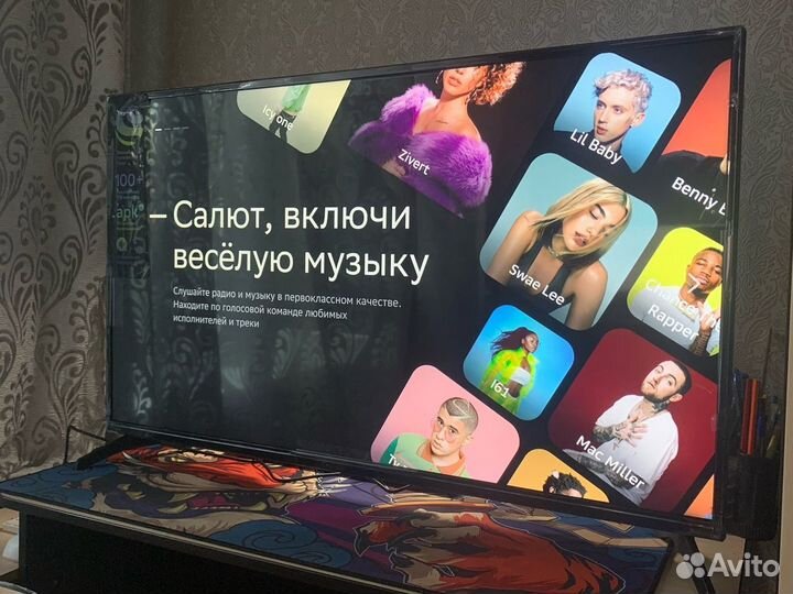 Телевизор Sber SDX-43F2012B, 43 (109 см) Новый