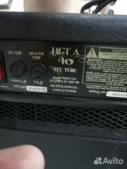 Hayden hgt - a 40 England Ламповый гитарный комбоу
