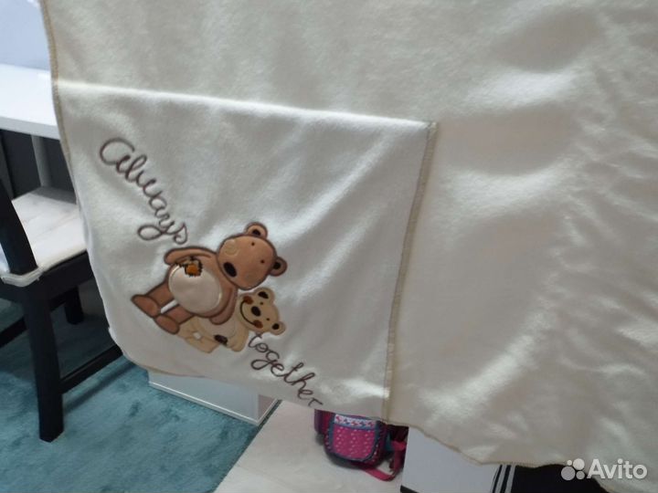 Новый детский плед бежевый Kids Zone by Janе