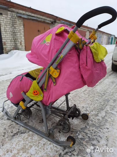 Санки коляска ника 7
