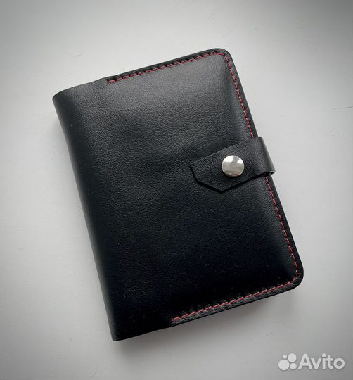 Обложка для автодокументов натуральная кожа