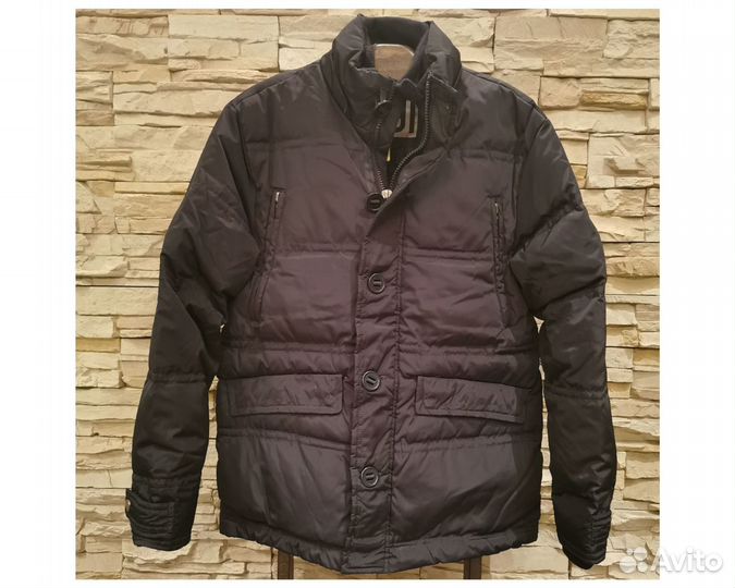 Пуховка мужская черная Sela, М (48-50)