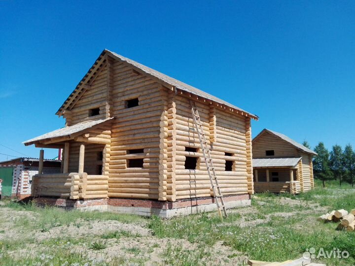 Срубы домов и бань 6 на 3 3 на 3