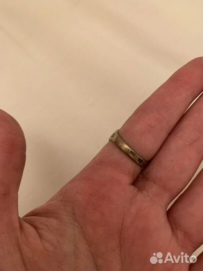 Серебряное кольцо печатка