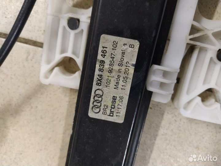 Стеклоподъемник задний левый Audi A1 8X 2011-2014