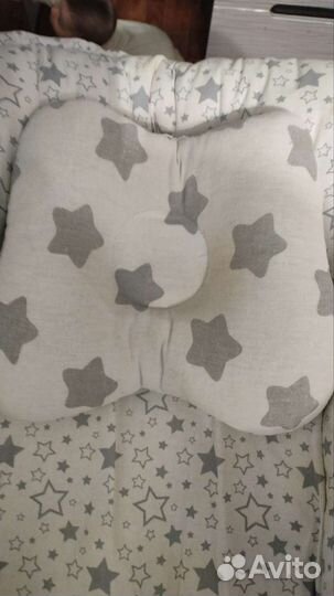 Кокон для новорожденных+ортопедическая подушка