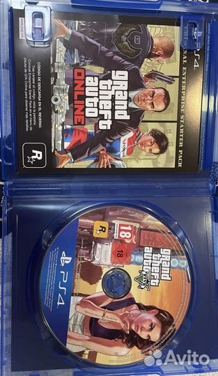 Диски на ps4- Grand Theft Auto Five