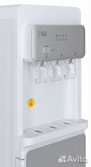 Кулер Ecotronic K43-LXE white-silver