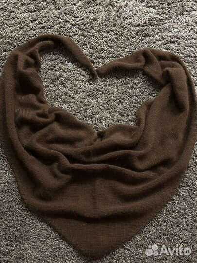 Косынка из пуха норки, ручная работа