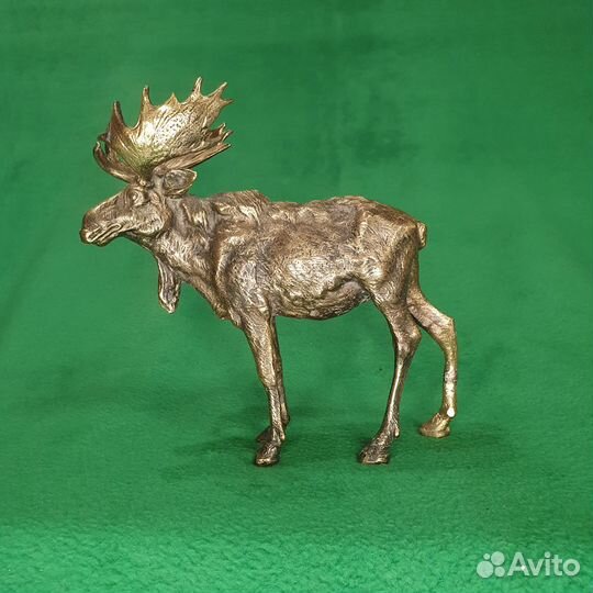 Статуэтка из бронзы литая. Лось большой