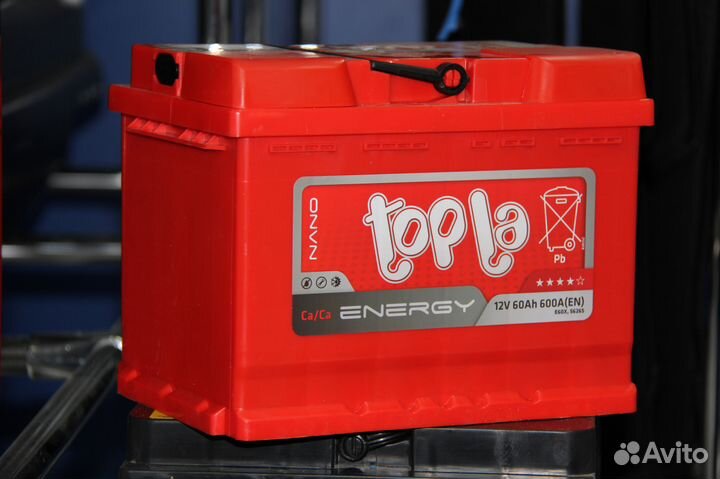 Аккумулятор TopLa 60Ah обратная полярность