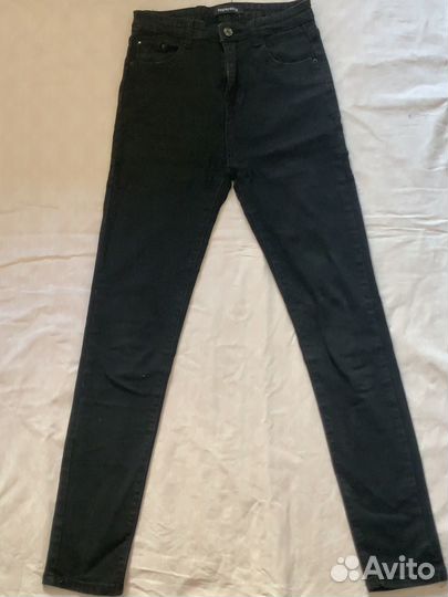 Джинсы скини черные