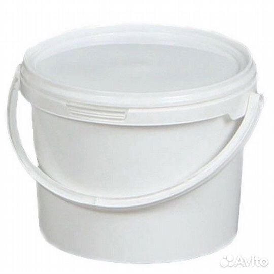 Ведро пластиковое с крышкой 10л