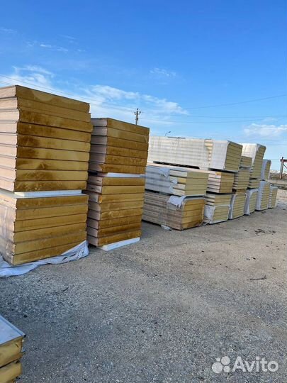 Сэндвич панели 60мм бу