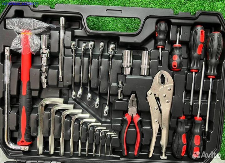 Набор инструментов 150 предметов с молотком (Арт.62345)