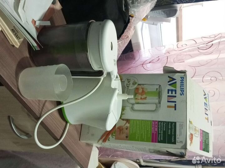 Пароварка блендер avent