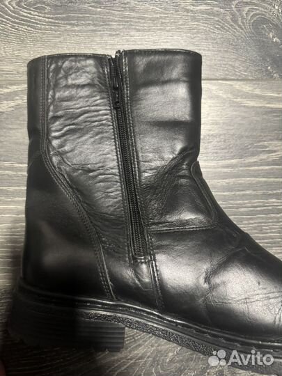 Полусапоги мужские зимние уставные