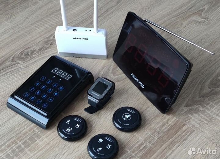 Пейджер официанта и кнопка вызова персонала кафе