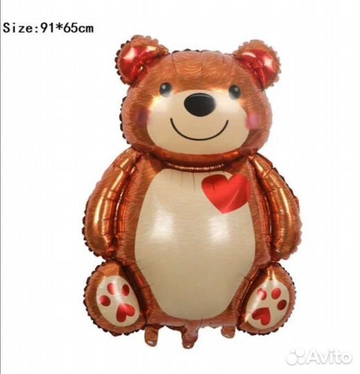 Медведь из фольги большой