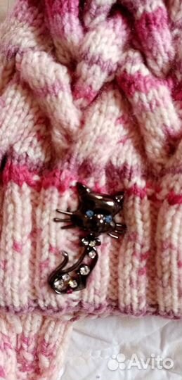 Новая шапка шлем зимняя на девочку