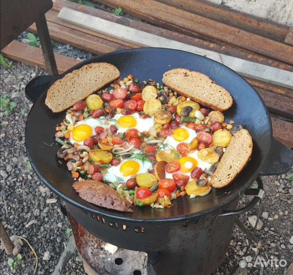 Чугунный садж 40 см