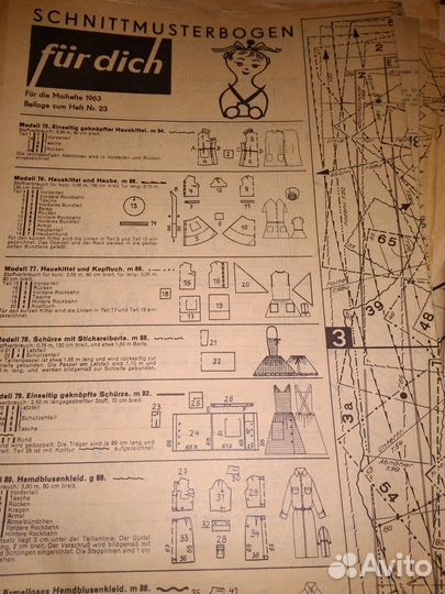 Выкройки и вязание из ретро журналов