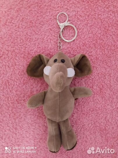 Мягкая игрушка брелок на сумку, ключи