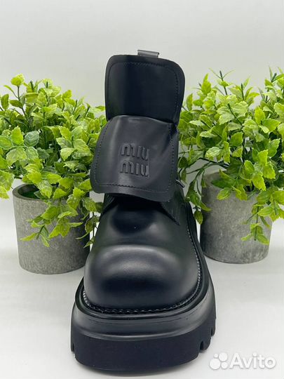 MIU MIU Platform Black