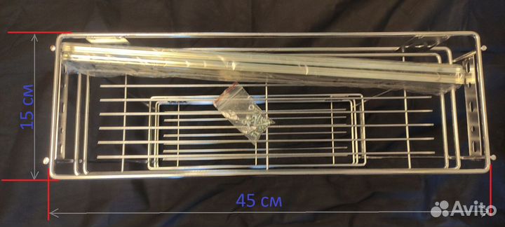 Встраиваемая бутылочница выкатная