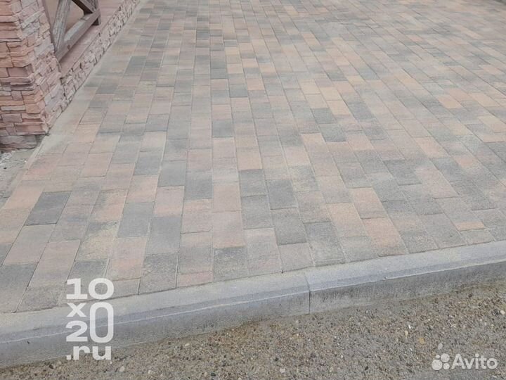 Тротуарная плитка, бордюры, газонная решетка