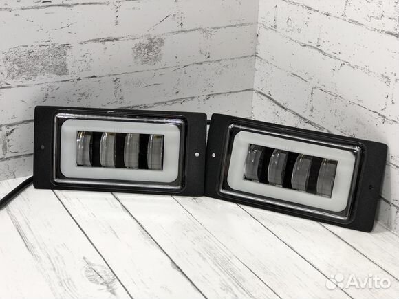 Светодиодные птф Lightway 40w c LED подсветкой ваз