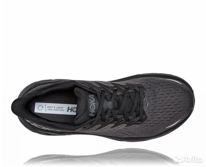 Кроссовки мужские hoka M clifton 8 Black / Black Р