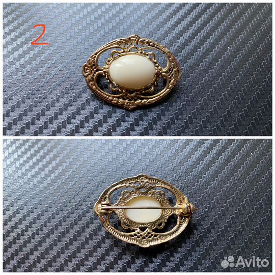 Украшения винтаж с маркировкой брошь колье
