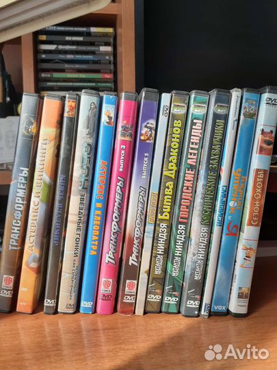 DVD- диски с мультфильмами для детей