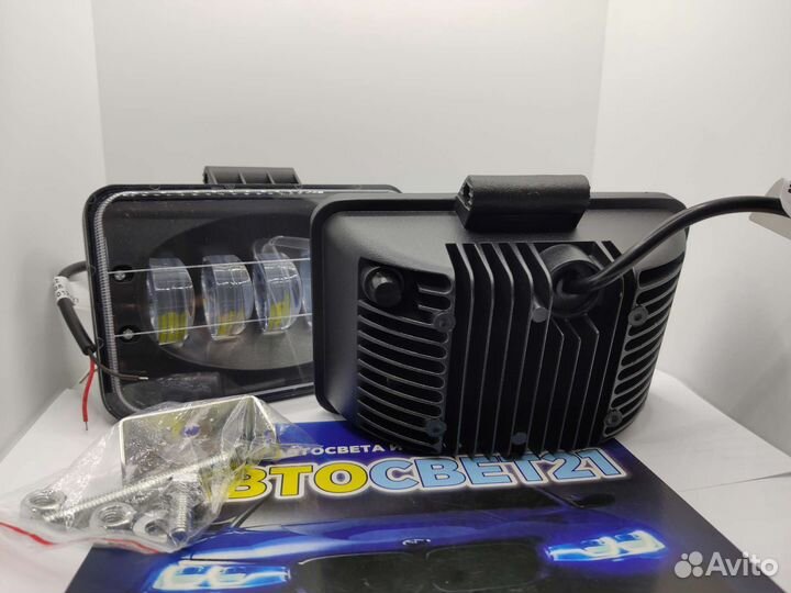 Светодиодная Led фара с ровной границей 12-24В 50W