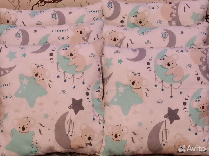 Бортики на детскую кроватку