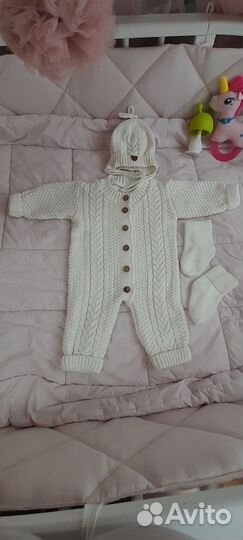 Теплый костюмчик 62-68