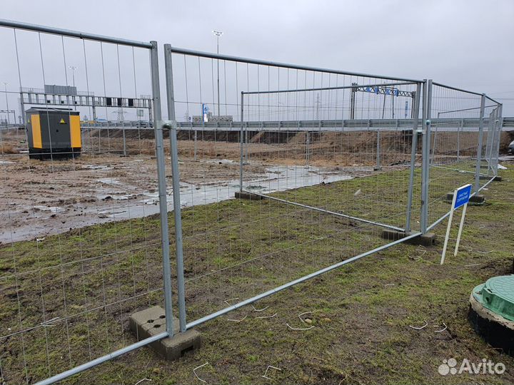 Временное ограждение Евро2 арт.001