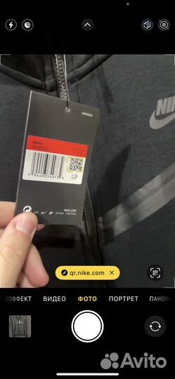 Nike tech fleece зип худи черный M L XL XXL