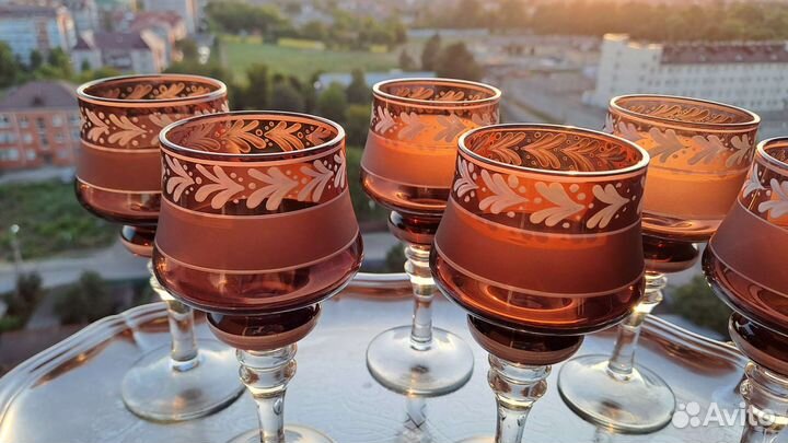 Бокалы Богемия Чехословакия