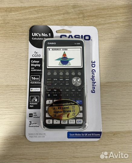 Калькулятор casio fx cg 50