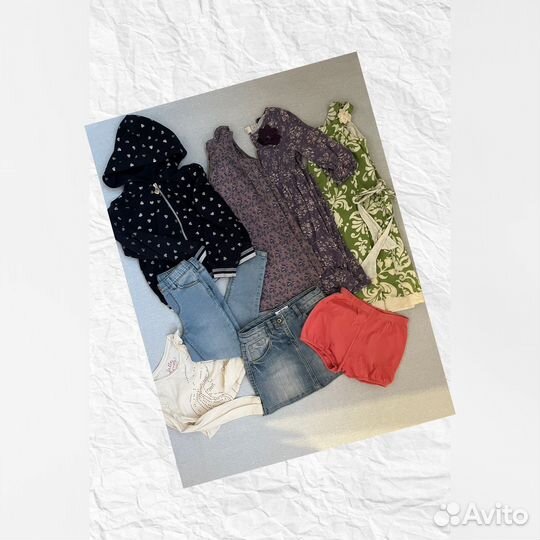 Детские вещи пакетом на девочку 116