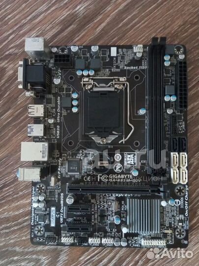 Материнская плата gigabyte ga-b85m-b2v