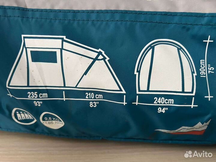 Палатка походная Quechua Arpenaz Family 4.1