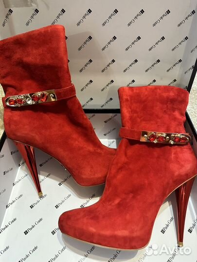 Ботильоны женские замшевые 40 размер