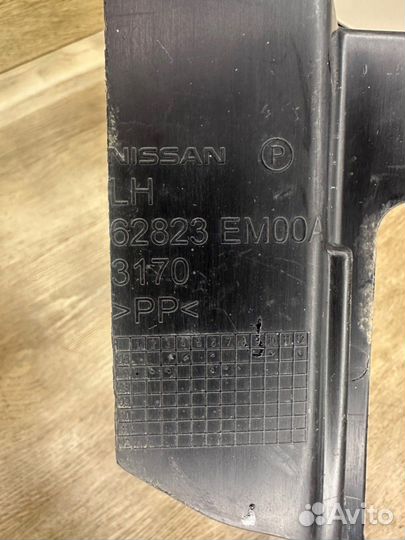 Дефлектор радиатора левый Nissan Tiida хэтчбек