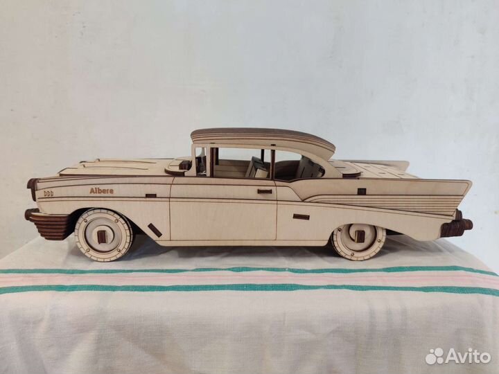 Деревянная модель автомобиля Chevrolet Bel Air 59